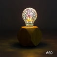 thumbnail image 1 of E26 LED Vintage Edison LED Light Bulb, Star almora Bulb, 3D Fireworks Filament Bulb 3W Colorful Light Bulb, 300 Lumen, 3000K (Warm White), Decorative Light Bulb, 1 Pack, 1 of 3