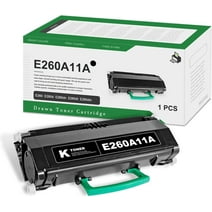 E260A11A High Yield Toner Cartridge(1 Pack, Black) - DrwnE260 Toner Cartridge Replacement for Lexmark E260 E260d E260dn E260dt E260dtn E360 E460 E462 Printer