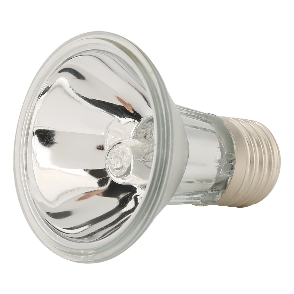 E27 220V Pet Reptile Halogen Spotlights Full Spectrum Basking Lamp Light Bulb UVA UVB(50W)