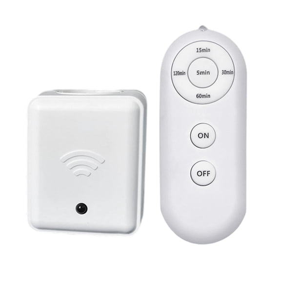 E27 Base Socket Supporting Remote Timer Control 5 Setting Programmable Socket for Various Lamp Types UK Plug