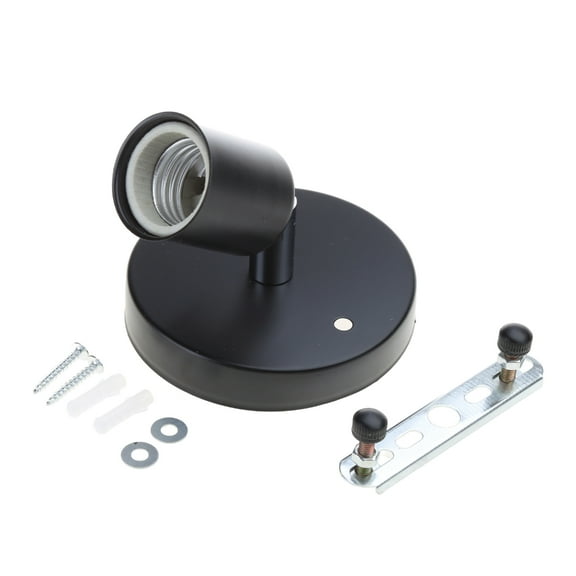 E27 Bulb Holder Modern Wall Lamps Sconces 180 Degrees Rotation Wall Lights Decor