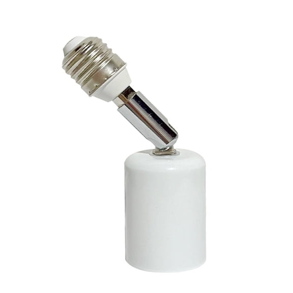 E27 Bulb Socket Extender for Ceiling Outdoor 90° Vertical 360 Degree Rotation 150W LED Halogen Heat Lamp Compatibility