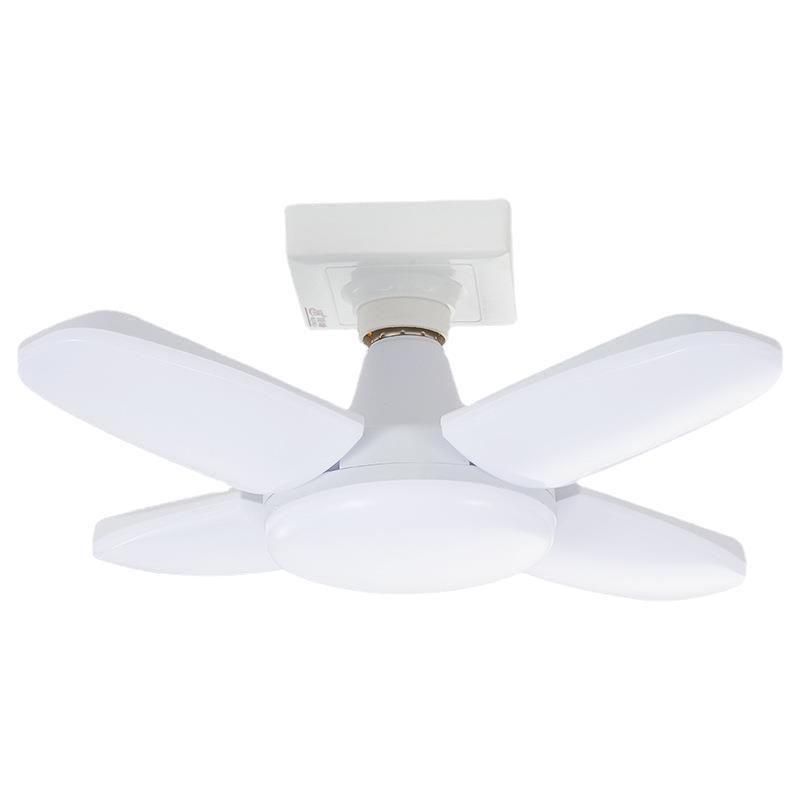 E27 Garage Light 60W, Cool White 6500K 5500Lm Deformable Light