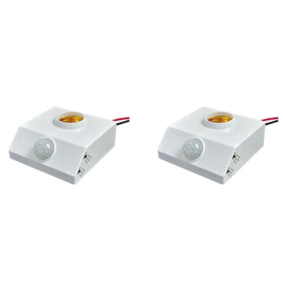E27 LED Bulb Light Holder PIR Human Body Infrared Sensor Lamp Holder
