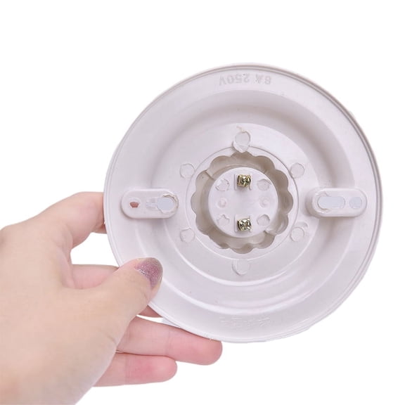 E27 LED Light Bulb Holder Round Socket E27 Base Hanging Lamp Socket Screw Base