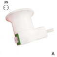 thumbnail image 1 of E27 Light Bulb Socket Holder Plug-in Adaptor Screw Lamp US Wall Plug Base-- H3C3, 1 of 9