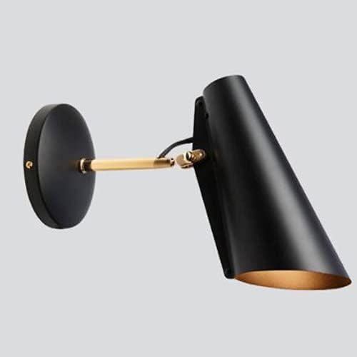 E27 Modern Simplicity Aluminum Wall Lamp 360° Spin Metal Wall Light Eye Protection Soft Light Bedside Reading Light Living Room Porch Corridor Lights