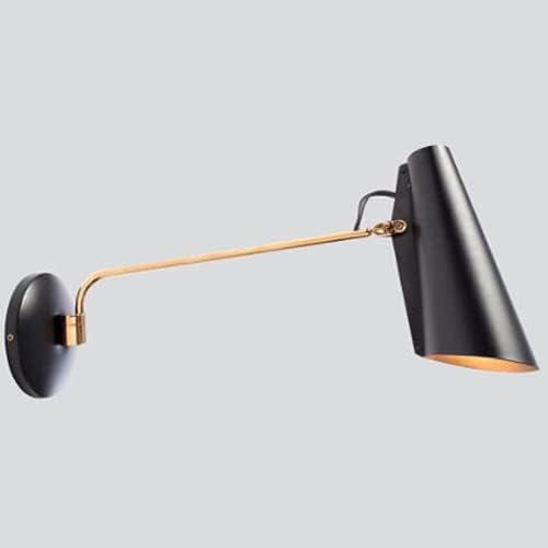 E27 Modern Simplicity Aluminum Wall Lamp 360 Spin Metal Wall Light Eye Protection Soft Light Bedside Reading Light Living Room Porch Corridor Lights