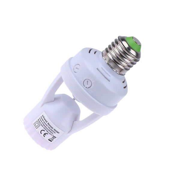 E27 Motions Sensors Light Socket PIRs Induction Adjust Delay Time Lamp Base Bulb Holder Adapter Converters Auto Switches