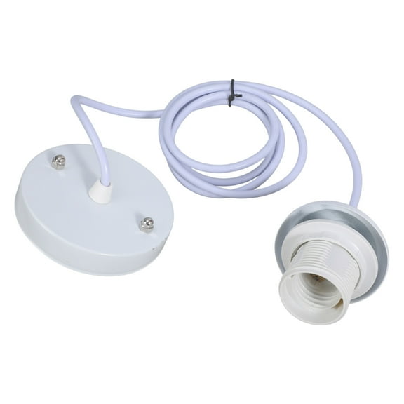 E27 Pendant Light Fitting Screw Lamp Holder Ceiling Lamp Holder Socket Lamp Base With 1.5m Hanging Wire