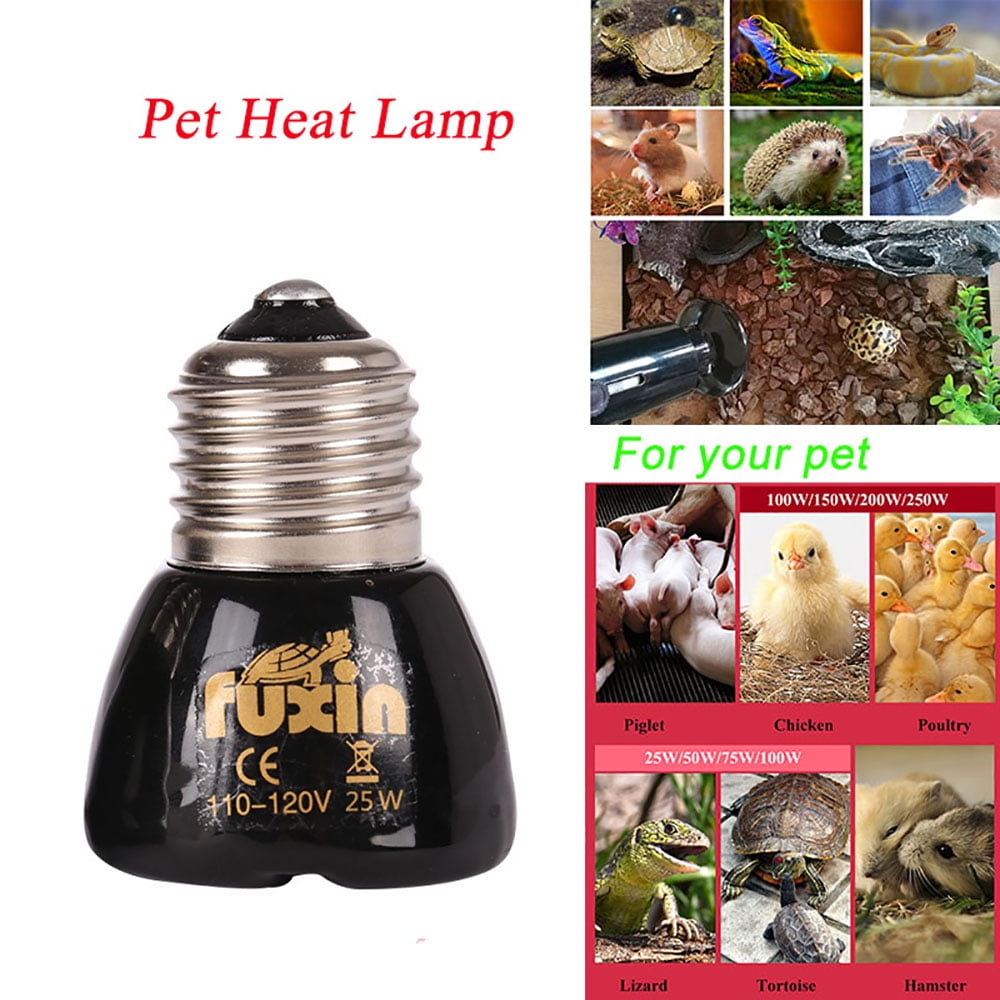 E27 Pet Heating lamp Mini Infrared Ceramic Emitter Heat Bulb Pets
