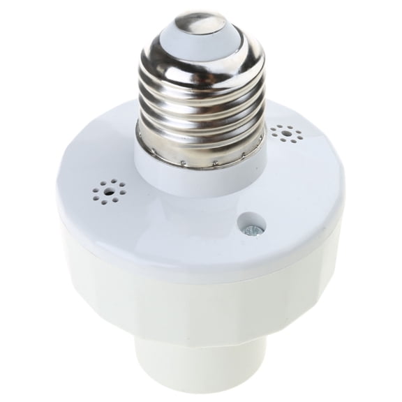 E27 Screw Motion Activated Light Holder Motion Sensors Light Socket with Delay Timers for Home Illuminations Lighting