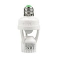 E27 Socket Converter With PIR Motion Sensor LED Lamp Base Intelligent