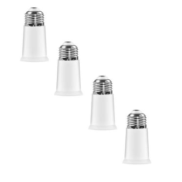 E27 To E27 65mm Extend Socket Base Lamp Holder Converter Light Bulb Cap Conversion Adapter Lamp Bulb Socket Extension Lamp Holder Adapter String Lights Extra Long Clear String Lights with Cord