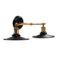 thumbnail image 1 of E27 Wall Light Lamp Holder with Lampshade for Home Hotel Decor Double Head, 1 of 12