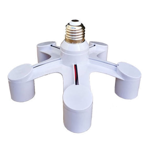 E27 to E27 LED Bulb Lamp Holder 2 3 4 5 6 E27 Base Socket Splitter LED Lamp Socket Light Bulb Adapter Holder