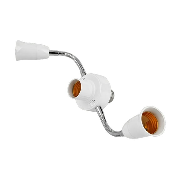 E27 to E27 Splitter 3 in 1/4 in 1/5 in 1/6 in 1 360 Degree LED Bulbs Adjustable Rotatable Light Converter Socket