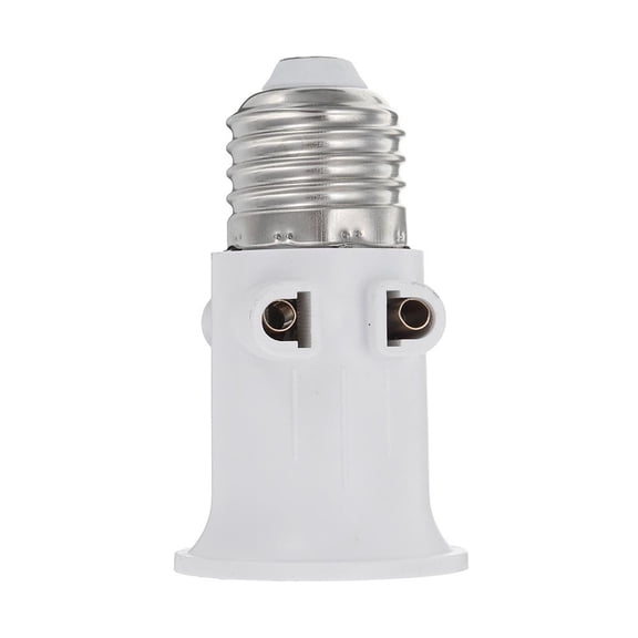 E27 to EU Plug Lamp Holder Adapter, 100-240V Screw Base Converter for Photography Studio, Home Lighting