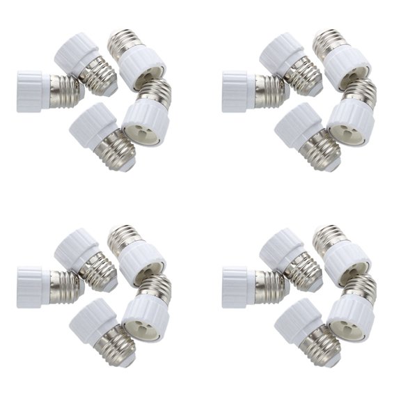 E27 to GU10 Lamp Light Bulb Base Socket Converter Adaptor 20 Pack