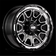 E29237M8 20 x 9 GD15 0 mm Offset 6 x 135 Gloss Black with Milled Wheel