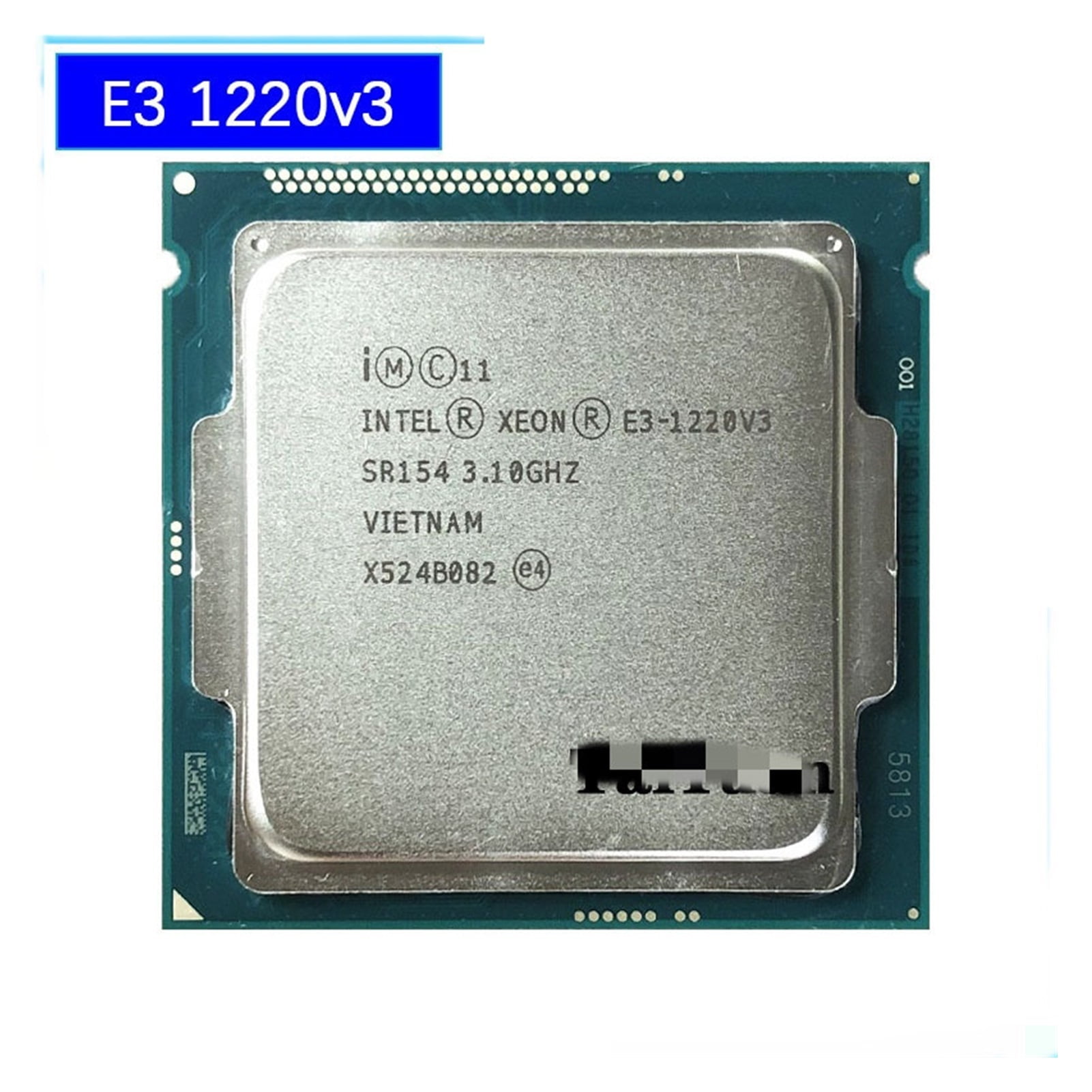 Used Intel Xeon E3-1220 V3 Processor | 3.10GHz 4-Core LGA 1150 8MB Cache