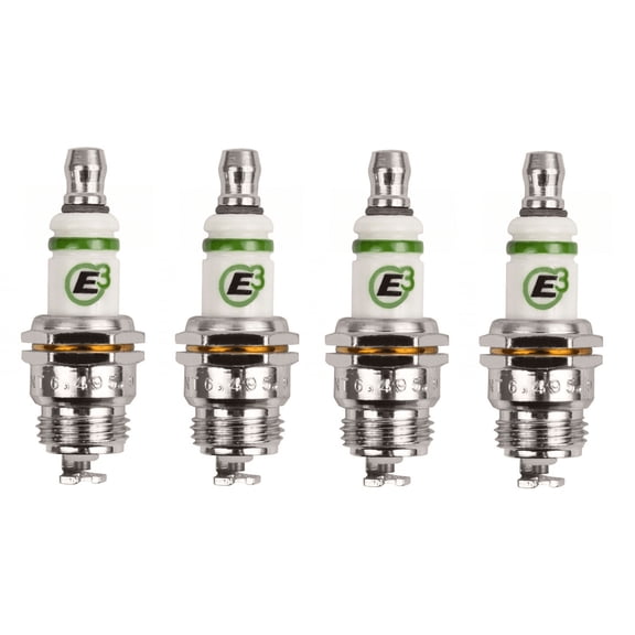 E3 E3.16 Spark Plug DiamondFire 14mm .307" Taper Seat Non-Resistor - 4 PACK!