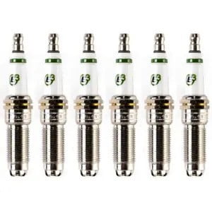 E3 E3.74 Taper Seat Spark Plug for Select Ford/GM Vehicles 14mm 1" Reach 6 PACK