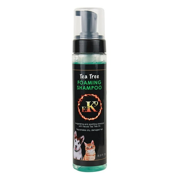 E3 K9 Tea Tree Foaming Shampoo 8.5oz.