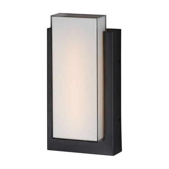 E30182-01BK ET2 Lighting Tower - 15W 1 LED Outdoor Wall Mount-15 Inches Tall and 8 Inches Wide