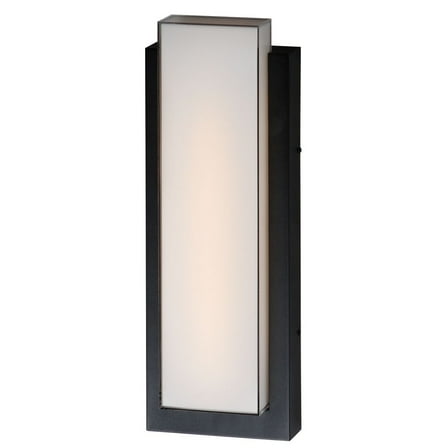 E30186-01BK ET2 Lighting Tower - 22W 1 LED Outdoor Wall Mount-22 Inches Tall and 8 Inches Wide