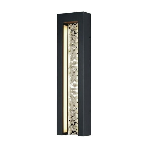 E30282-125BK ET2 Lighting Liquid - 22W 2 LED Outdoor Wall Mount-18 Inches Tall and 5 Inches Wide