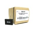 thumbnail image 1 of E30KC167 Type C Black Flush Button Stamped MAN, 1 of 2