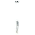 thumbnail image 1 of E31242-20PC ET2 Lighting Quartz-6W 1 LED Pendant-4.75 Inches wide by 17.25 inches high-Polished Chrome Finish, 1 of 5