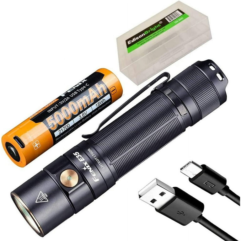 3,000 Lumen LED Flashlight with Rechargeable Batteries and 3 “C