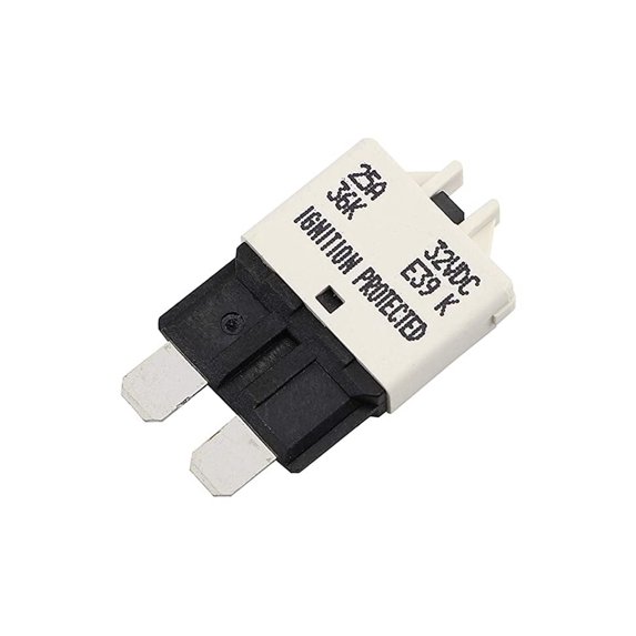GLOSO E39 25A Low Profile ATC/ATO Circuit Breaker, Manual Reset (T3), (25A - 1 pack)