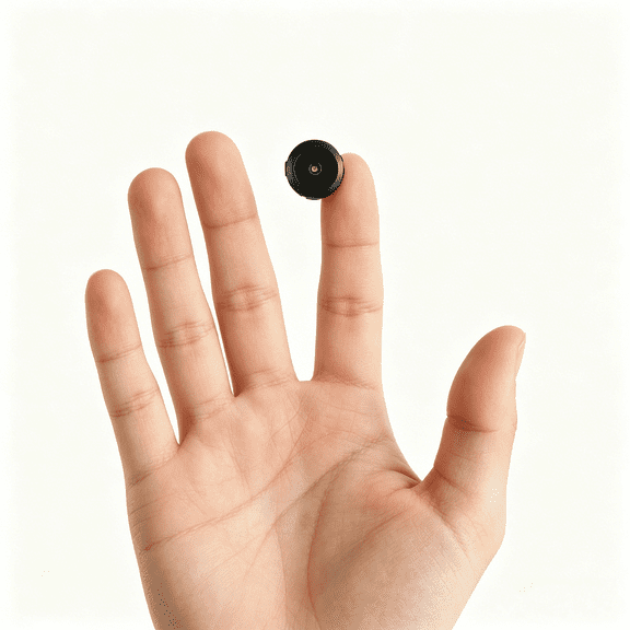 E4 Only 1 Inch Compact Audio Recorder with Built-in Camera, HD Video & Audio Recorder for Daily Use, Portable Wearable Mini Voice Recorder with Video Recording