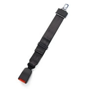 E4 Safety Certified Adjustable Seat Belt Extension - Type T, Black, 9 - 26 Inches from Seat Belt Extender Pros