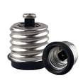 thumbnail image 1 of E40 to E27 Bulb Socket Converter Bayonet Screw Base Adapter for Ceiling Fan Light Chandelier LED and Incandescent Bulbs, 1 of 6