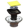 E4024 PVC Three Piece Drain Assembly, 2Inch, Black