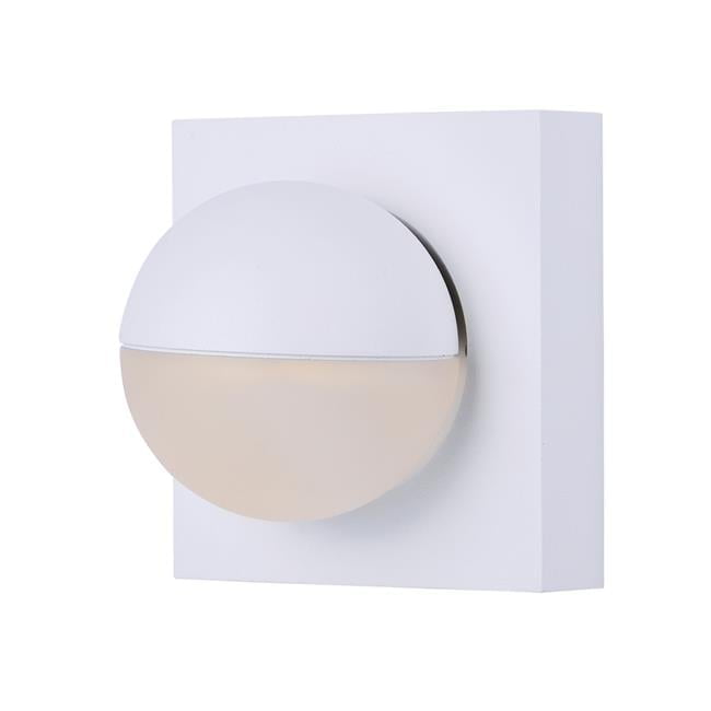 Alumilux Majik 4W LED White Acrylic Wall Sconce