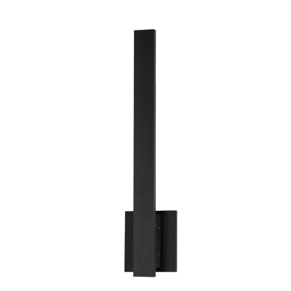 E41342-BK ET2 Lighting Alumilux Line - 9W 1 LED Outdoor Wall Mount-18 Inches Tall and 4.5 Inches Wide-Black Finish