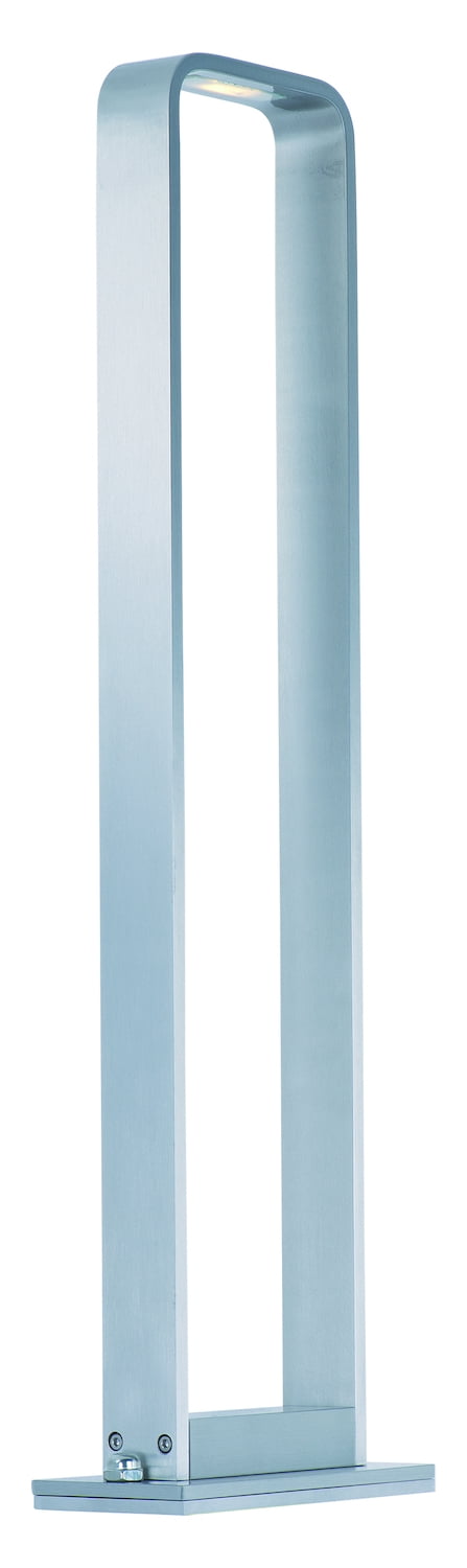 E41371-SA-ET2 Lighting-Alumilux Pathway-3W 1 LED Outdoor Pathay Light-3.25 Inches wide by 24 inches high Satin Aluminum Finish