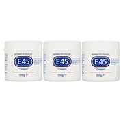 E45 Dermatological Cream Treatment for Dry Skin Conditions 350g Pack of 3