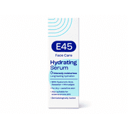 E45 Hydrating Face Serum for Dry Sensitive Skin Unscented 30 ml