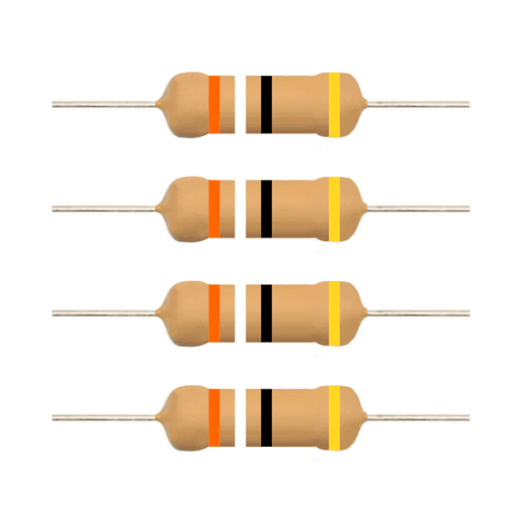 E5-Electronics Carbon Film Resistors 39 Ohm 1/4 Watt 20 Count