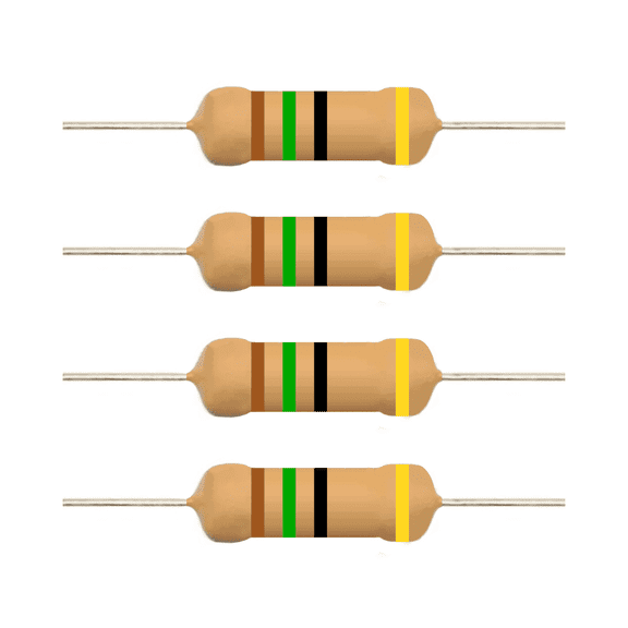E5-Electronics Carbon Film Resistors 15 Ohm 1/2 Watt 20 Count