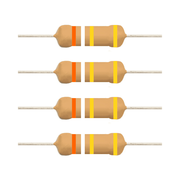 E5-Electronics Resistors Carbon Film 3.9 Ohm .5 Watt 5% Tolerance 20 Pieces