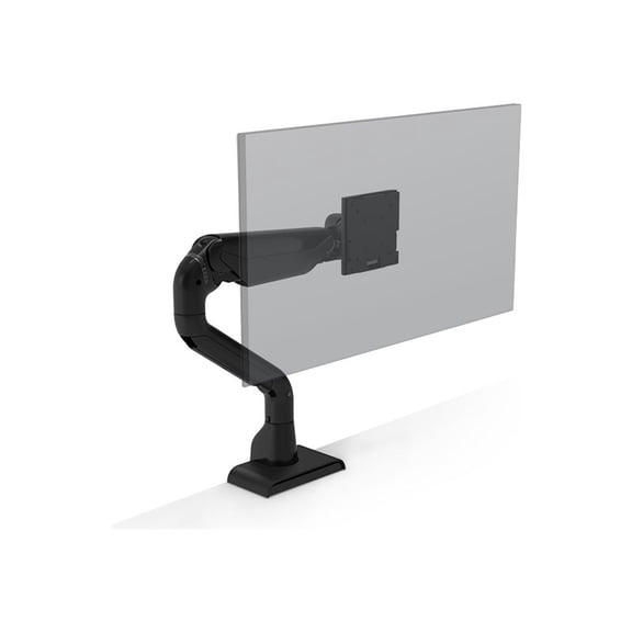 HAT Design Works E5 Single Dynamic - Mounting kit (C-clamp, grommet mount) - for LCD display - black - screen size: up to 49"