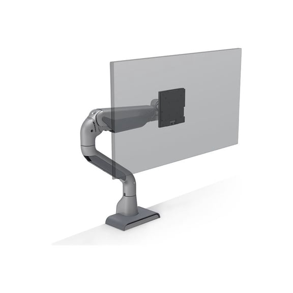 HAT Design Works E5 Single Dynamic - Mounting kit (C-clamp, grommet mount) - for LCD display - silver - screen size: up to 49"