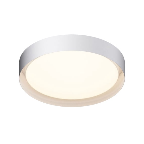 E51014-WT-ET2 Lighting-Echo - 40W 1 LED Flush Mount-4.25 Inches Tall and 24 Inches Wide-White Finish